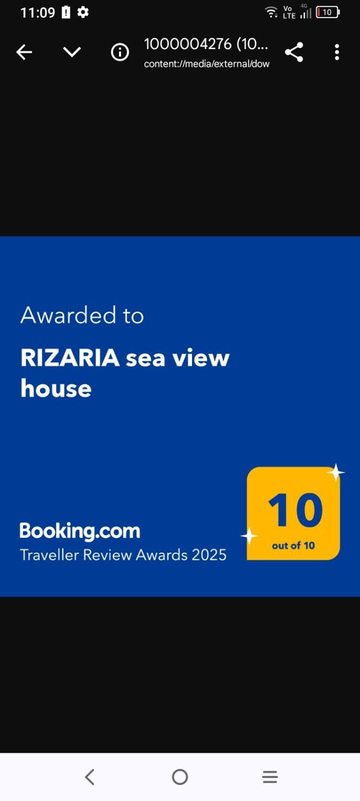 Rizaria Sea View House Villa Spartylas Luaran gambar